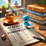 AI Skills 2025 learning strategy with timetable and tools.
