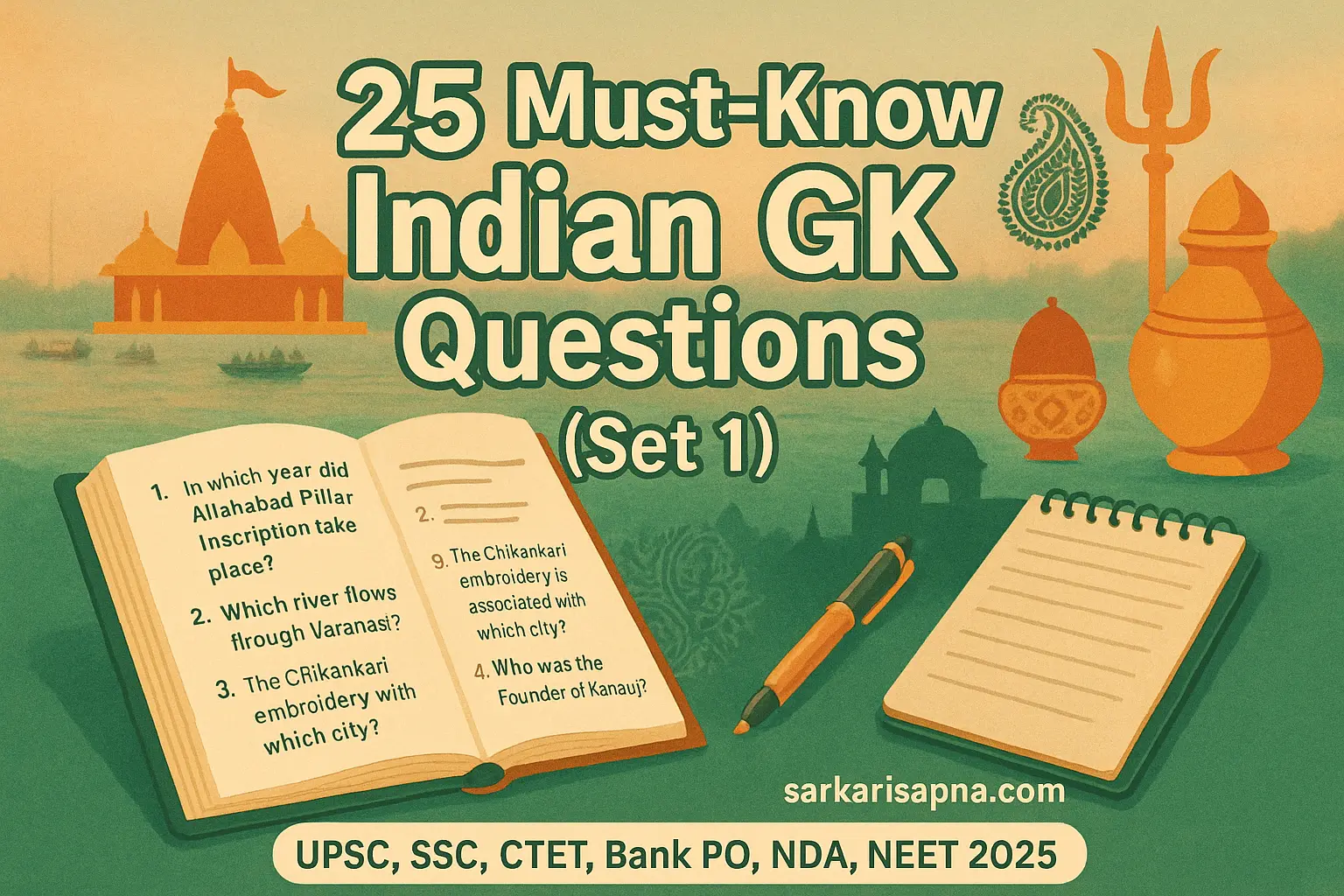 25 Indian GK Questions