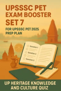 UPSSSC PET Exam Booster
