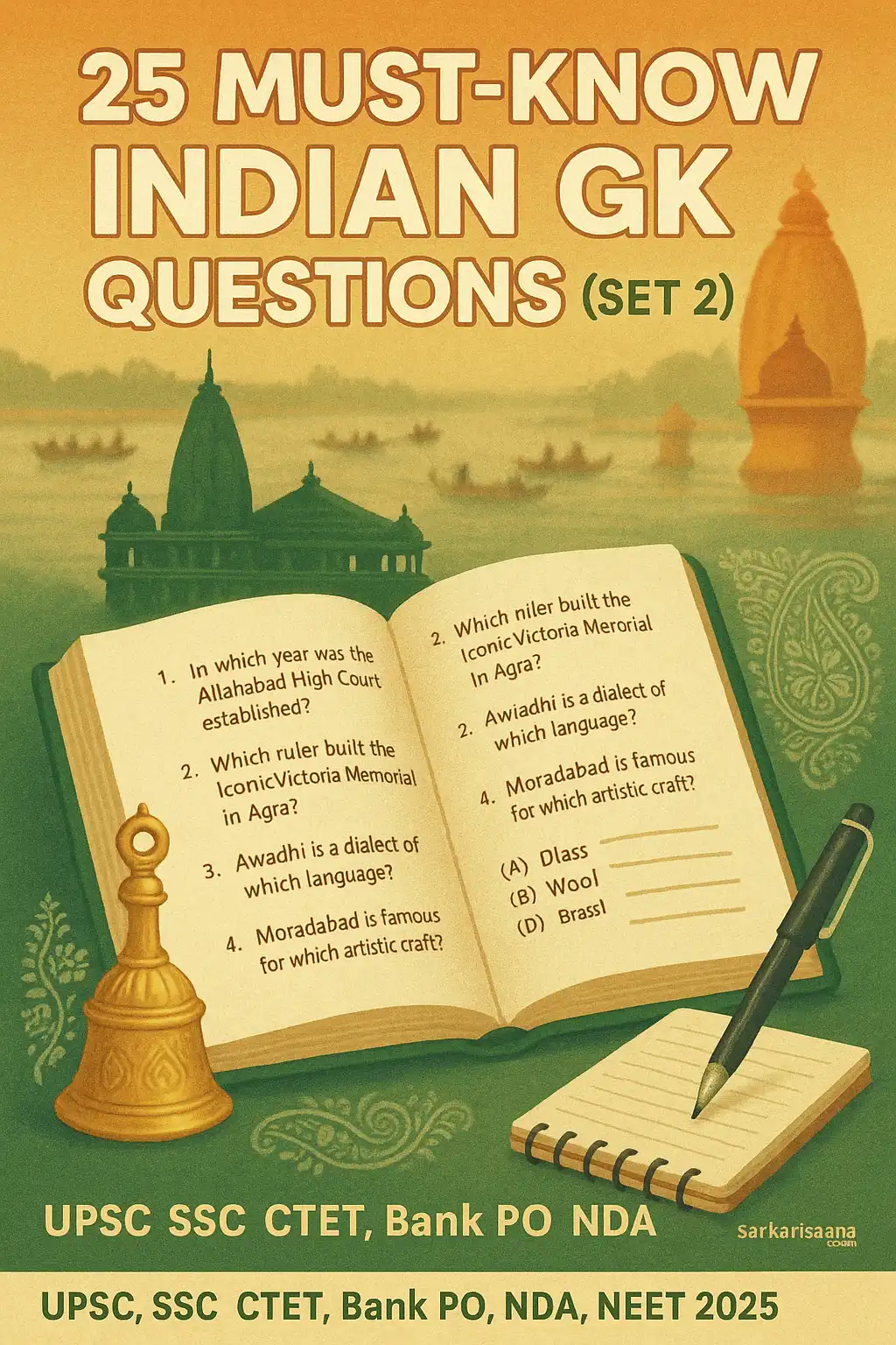 UPSSSC PET GK QUESTIONS